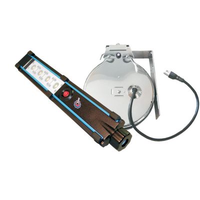 CLP223412 image(0) - HEMITECH 4 LED 40FT/12.3M CHROME CORD REEL