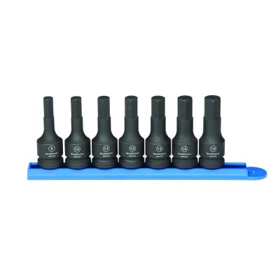 KDT84940 image(0) - 7 PC. 1/2" DR HEX IMP SOC SET MM