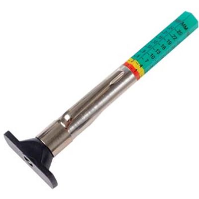 TMRTI96-2 image(0) - Tire Tread Depth Gauge Tri Color Tool (2-pk)