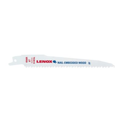 LEX22750 image(0) - Reciprocating Saw Blades, 656R, Bi-Metal, 6 in. Lo