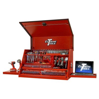 EXTPWS4105TXRD image(0) - 41 in. Deluxe Portable Workstation, Textured Red