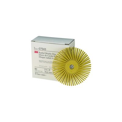 MMM7543 image(0) - DISCS RADIAL BRISTLE 3" 80 GRADE