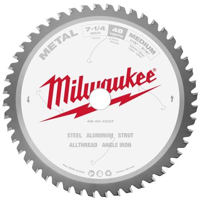 MLW48-40-4237 image(0) - 7-1/4" Metal Cutting Circular Saw Blade 20mm Arbor