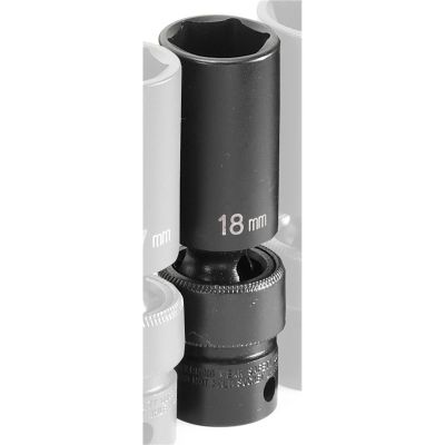 GRE1018UMD image(0) - 3/8" DRIVE X 18MM DEEP UNIVERSAL