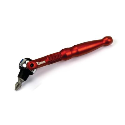 TIT11321 image(0) - 1/4 in. Drive Aluminum Swivel Head Micro Bit Driver