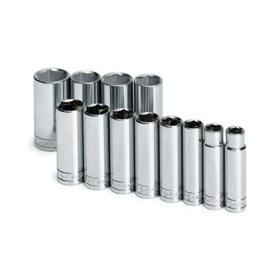 SKT4822 image(0) - SOCKET SET 1/2IN. DRIVE 12PC SAE DEEP 6 POINT