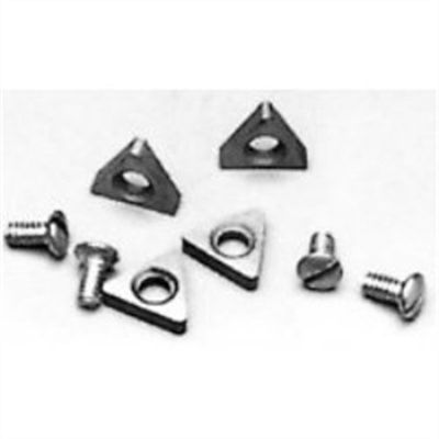 AMM940435 image(0) - 10pk Pos Rake Bits w/Carb Inserts Amm/Accu Lathes