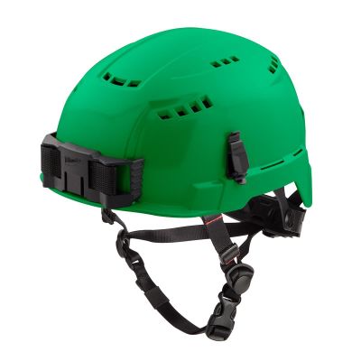 MLW48-73-1306 image(0) - Green Vented Safety Helmet - Type 2, Class C