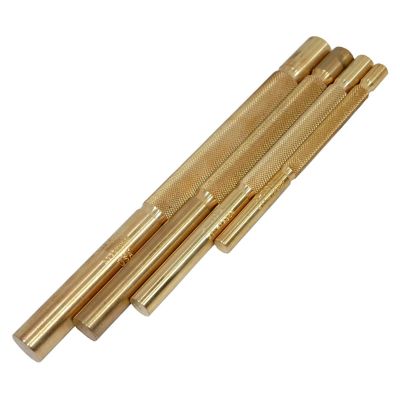 KTI72980 image(0) - PUNCH SET BRASS 4 PC. IN VINYL POUCH