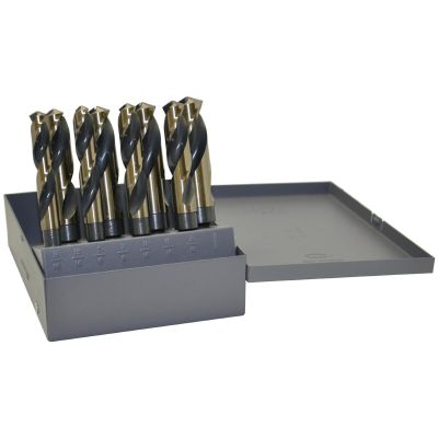 KNK8KK12 image(0) - KnKut 8 Piece S&D 1/2" Reduced Shank Drill Bit Set 9/16"-1" by 16ths