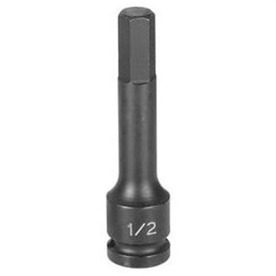 GRE29084F image(0) - 1/2" Drive x 1/4" Hex Driver 4" Length (100mm)