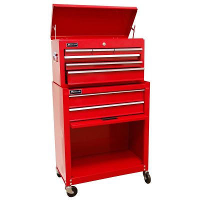 HOMRD07062400 image(0) - 24" Red Homeowners 8 Drawer Combo Tool Box
