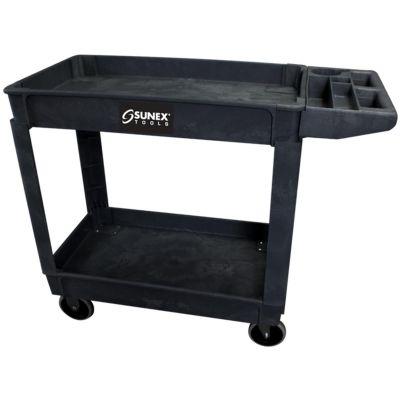 SUN8034 image(0) - Compact Heavy Duty Utility Cart, Blac