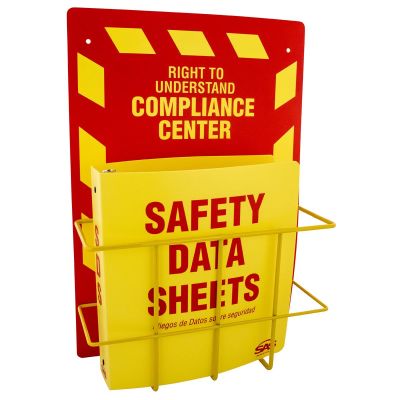 SAS6000-75 image(0) - Wall Mount SDS Compliance Center w/ 1.5 in. Binder