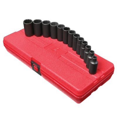 SUN3338 image(0) - 13-Piece 3/8 in. Drive 12-Point Metri