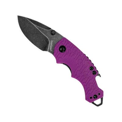 KER8700PURBW image(0) - SHUFFLE BLACKWASH FINISH KNIFE, PURPLE