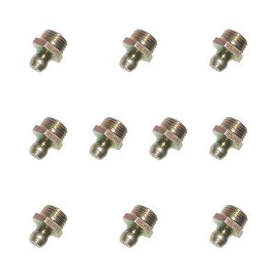 KTI04308 image(0) - 10PK 1/4"-28 SAE Straight Thread Grease Fittings