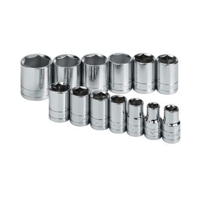 SKT4113-6 image(0) - SOCKET SET 1/2IN. DRIVE 13PC SAE STD 6 POINT