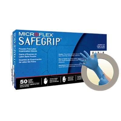 MFXSG375L image(0) - SAFEGRIP PF LATEX GLOVES LARGE 50PK