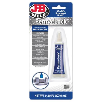 JBW24206 image(0) - J-B Weld Perma-lock 6 ml.Blue threadlocker