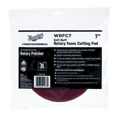 MEGWRFC7 image(0) - SOFT BUFF ROTARY FOAM CUTTING PAD (7")