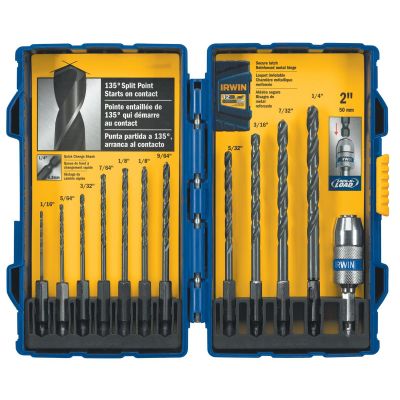 HAN4935643 image(0) - 12 Piece Black Oxide Hex Shank Drill Bit Set