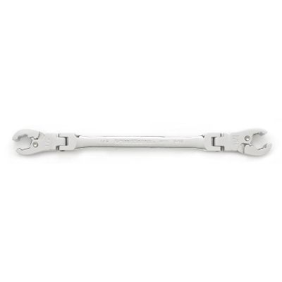 KDT89111 image(0) - RATCHETING FLEX FLARE NUT WRENCH 1/2"X9/16"