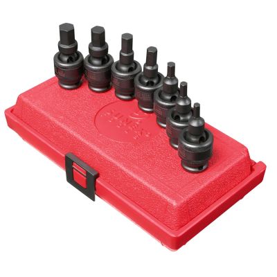 SUN3658 image(0) - 7PC SAE UNI HEX SOC SET