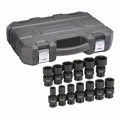 KDT84938 image(0) - 13PC. 1/2" DR SAE UNIV IMP SOC SET