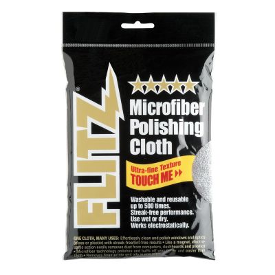 FTZMC200 image(0) - Microfiber Polishing Cloth 16" x 16" Grey- Single