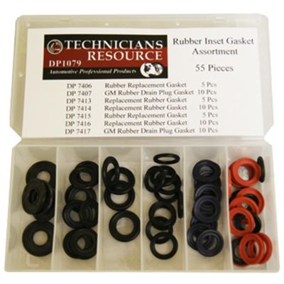 TMRDP1079 image(0) - Rubber Inset Drain Plug Gasket Assortment