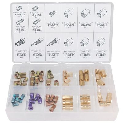 KTI00005 image(0) - 64 PC BRAKE LINE FITTING KIT