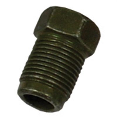 KTI03976 image(0) - 1/4" Brake Line Nut Metric 12mm x 1.0 Bubble Flare