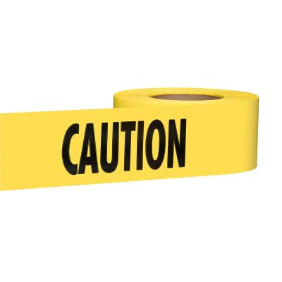 MLW71-1003 image(0) - 3 in. X 1000 in. Caution 3Pk
