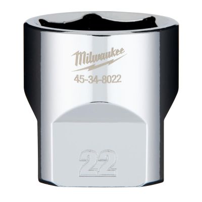 MLW45-34-8022 image(0) - 3/8" Drive 22mm Socket