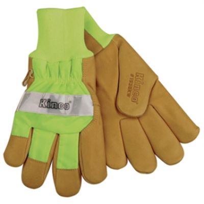 KIN1939KWL image(0) - HI VIS Glove Knit Wrist L