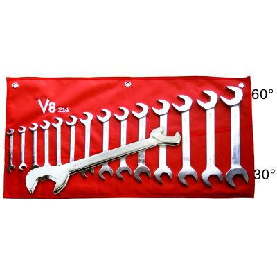 V8T214 image(0) - WRE SET COMBO 14PC ANGLE 3/8-1-1/4