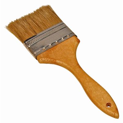 KTI74025 image(0) - BRUSH UTILITY 2-1/2IN. NATURAL BRISTLES WOOD HNDLE