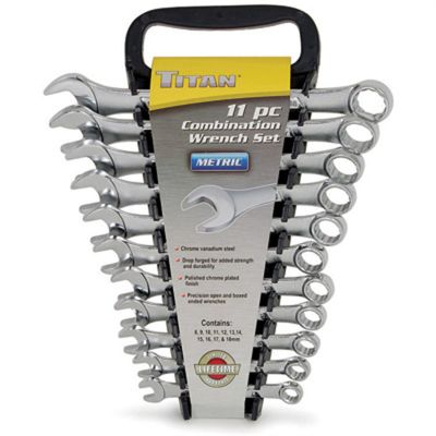 TIT17328 image(0) - 11PC METRIC COMBO WRENCH SET