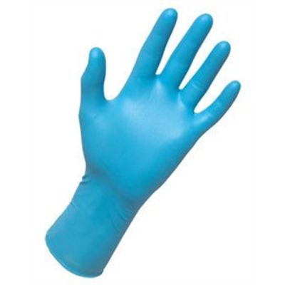SAS6607-20 image(0) - Gloves Drmlt Med Blu 100/10Cs Nitrile PF Disp.