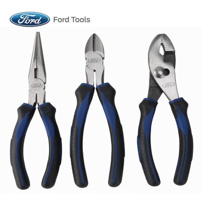 FMCFHT0099 image(0) - 3 PC Plier Set, 6" Slip Joint, Diag