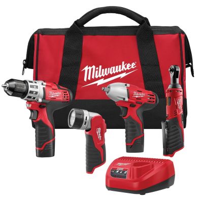MLW2493-24 image(0) - M12 4-PC AUTO COMBO KIT