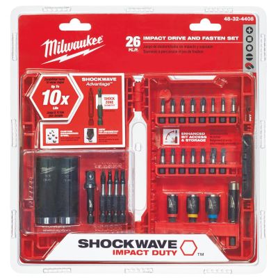 MLW48-32-4408 image(0) - 26-PC SHOCKWAVE DRIVE FASTEN SET