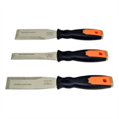 VIMSSC100 image(0) - VIM Tools 3-Piece Heavy Duty, Dual Bevel Striking Scrapers Set
