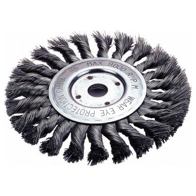 FPW1423-2113 image(0) - WHEEL BRUSH 4" KNOTTED WIRE