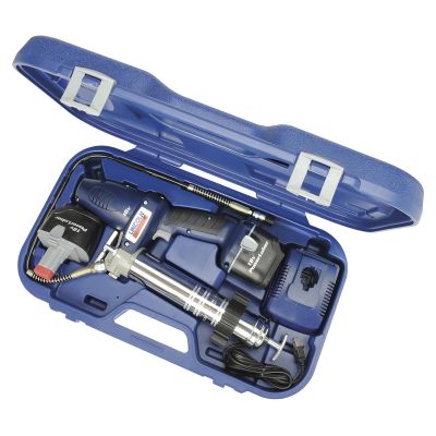 LIN1844 image(0) - 18 volt Cordless Grease Gun w/ 2 batteries