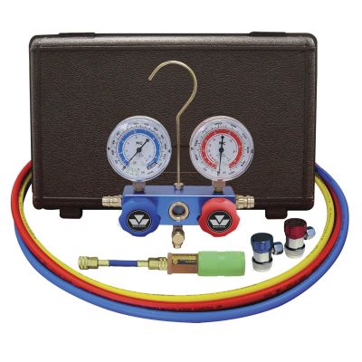 MSC89661-UV image(0) - 134A Aluminum manifold gauge set 60" hoses