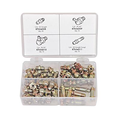 KTI00023 image(0) - 60pc SAE Grease Fitting Assortment