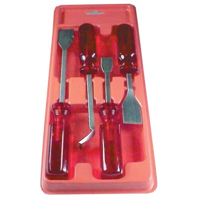 OLD7365 image(0) - 4-PC CARBON SCRAPER SET