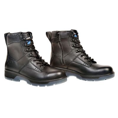 BTGBTCP8 image(0) - Blk 6" Lace-up Side Zip Comp Toe Boot, 8